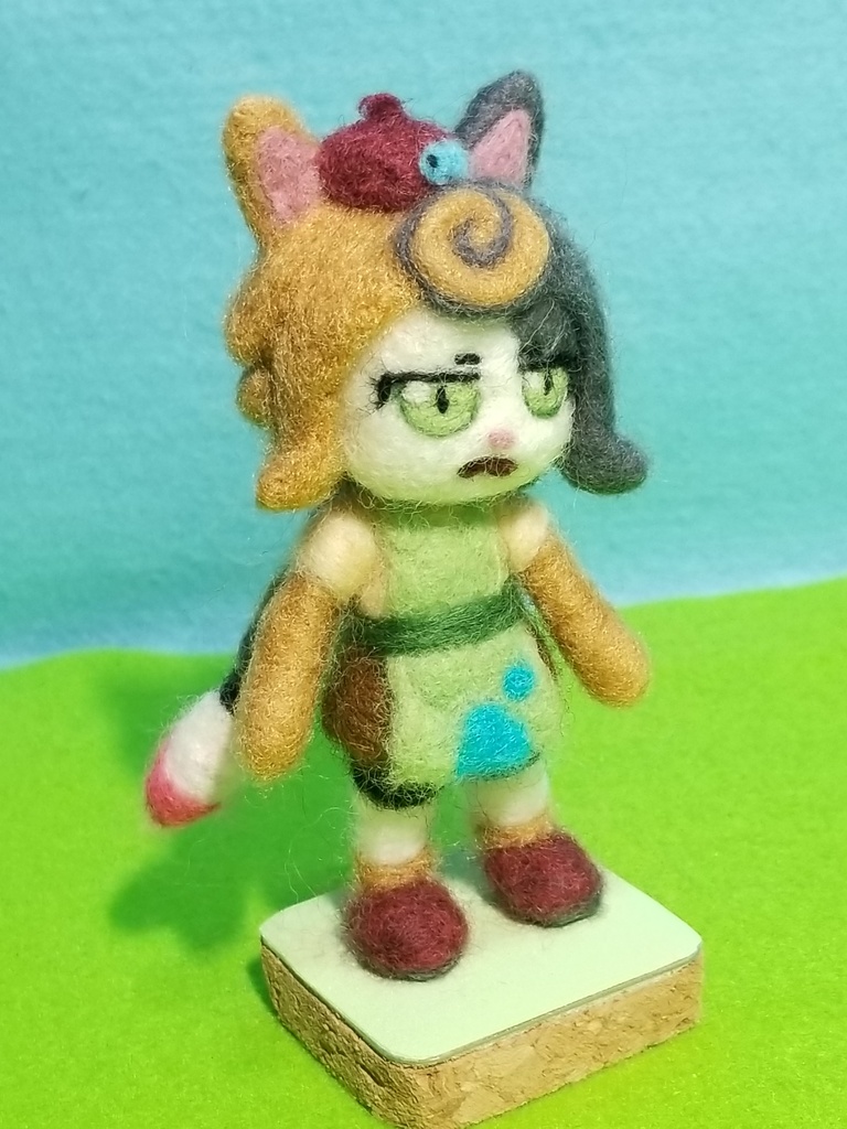 ウールロイド 三毛猫の画家 ミケさん 3