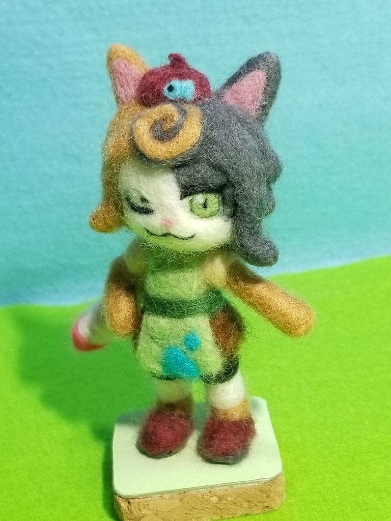 ウールロイド 三毛猫の画家 ミケさん 3