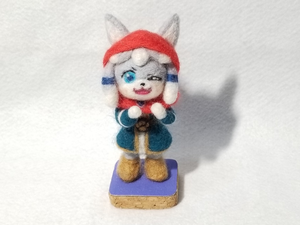 羊毛フェルト ウールロイド レアンちゃん