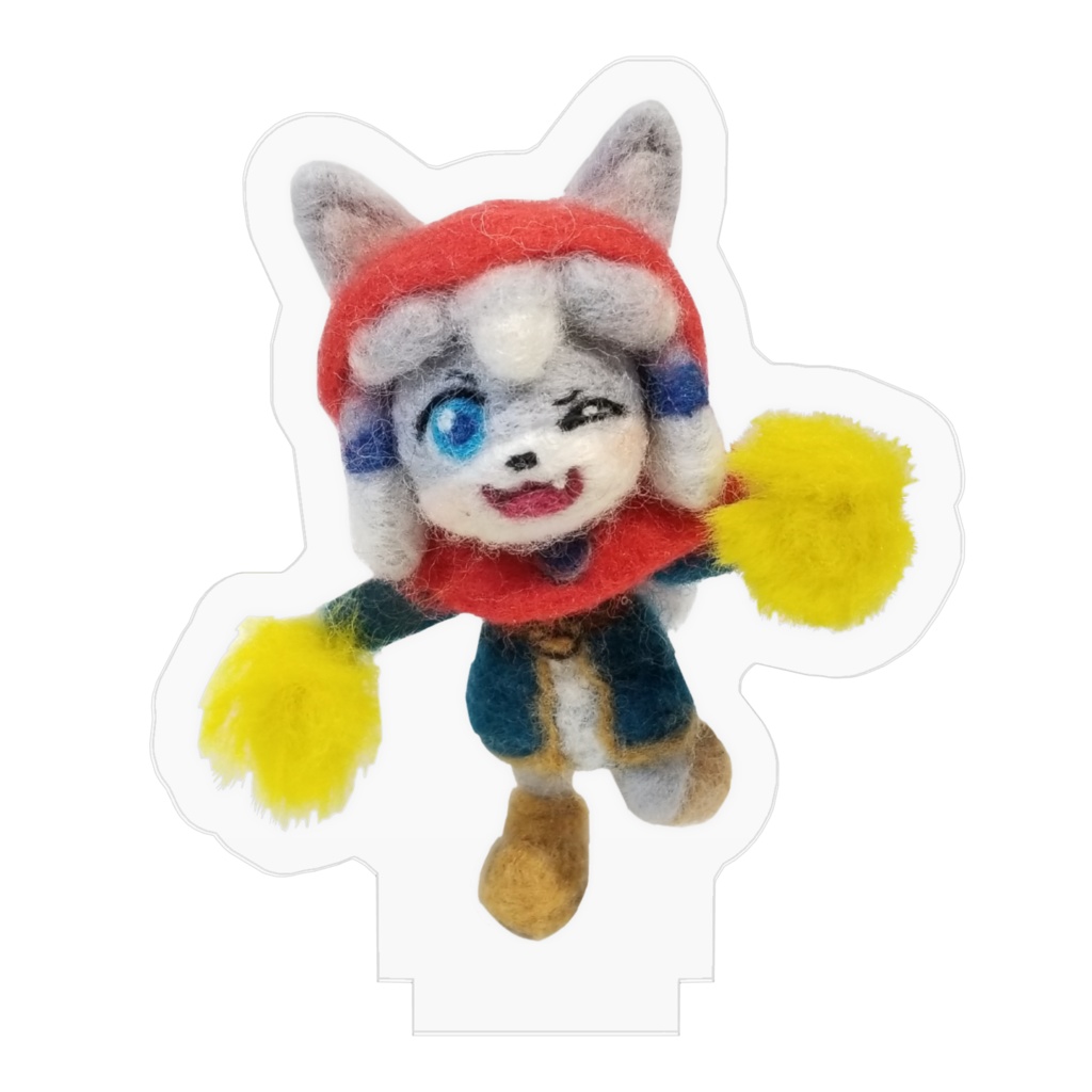 オオカミ赤ずきんレアンちゃん 50×50mm アクリルスタンド