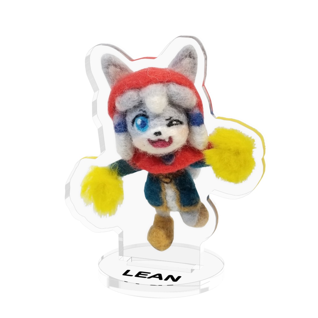 オオカミ赤ずきんレアンちゃん 50×50mm アクリルスタンド