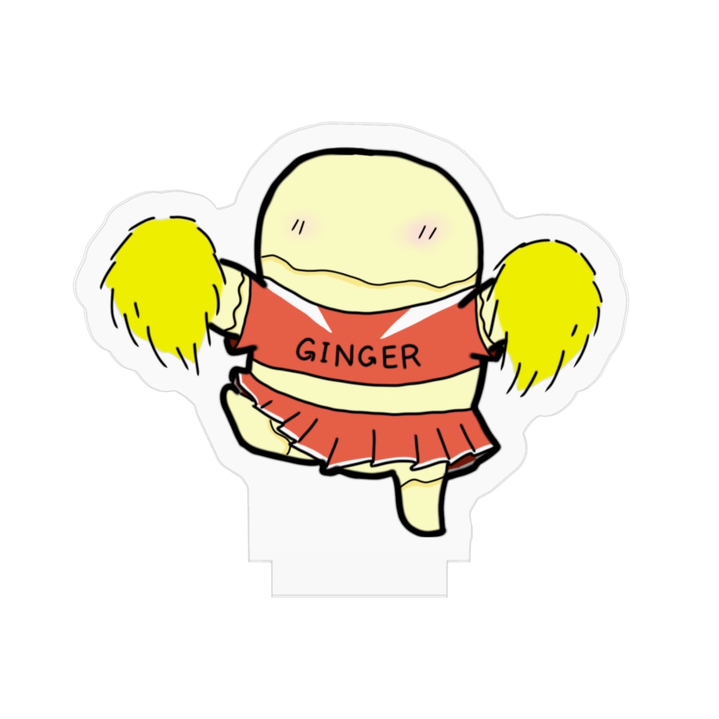 ジンジャーエール(チア) 50×50mmアクリルフィギュア