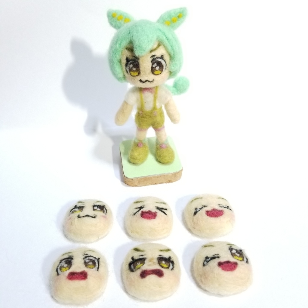 羊毛フェルト ずんだもん ウールロイド