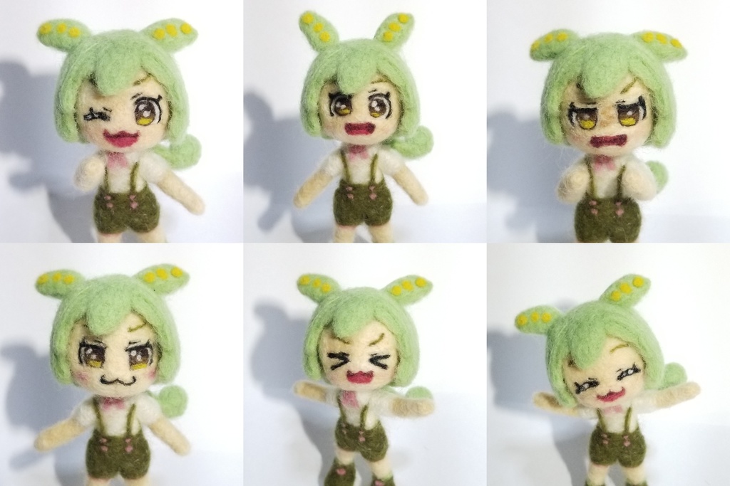 羊毛フェルト ずんだもん ウールロイド