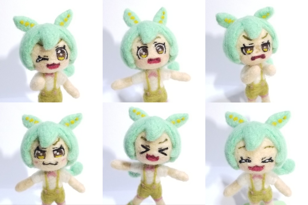 羊毛フェルト ずんだもん ウールロイド