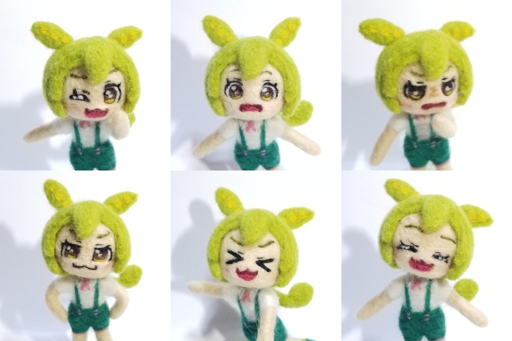 羊毛フェルト ずんだもん ウールロイド