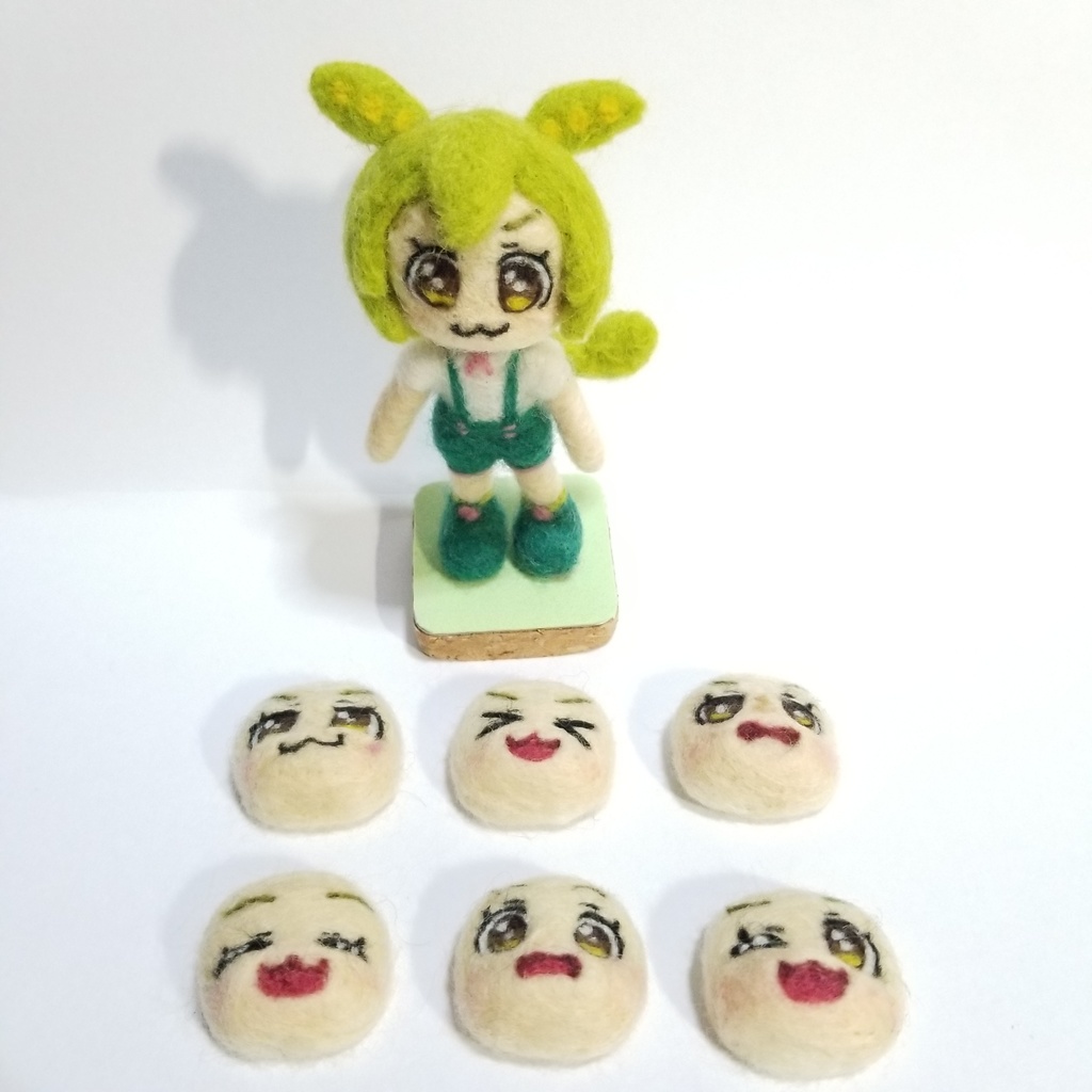 羊毛フェルト ずんだもん ウールロイド