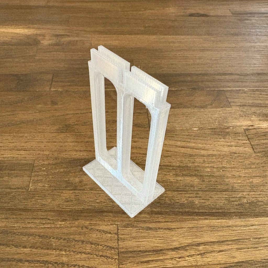 データのみ【3Dプリンタ用】3Coins 棚付マルチクリアボックス用 棚板たわみ抑止支柱