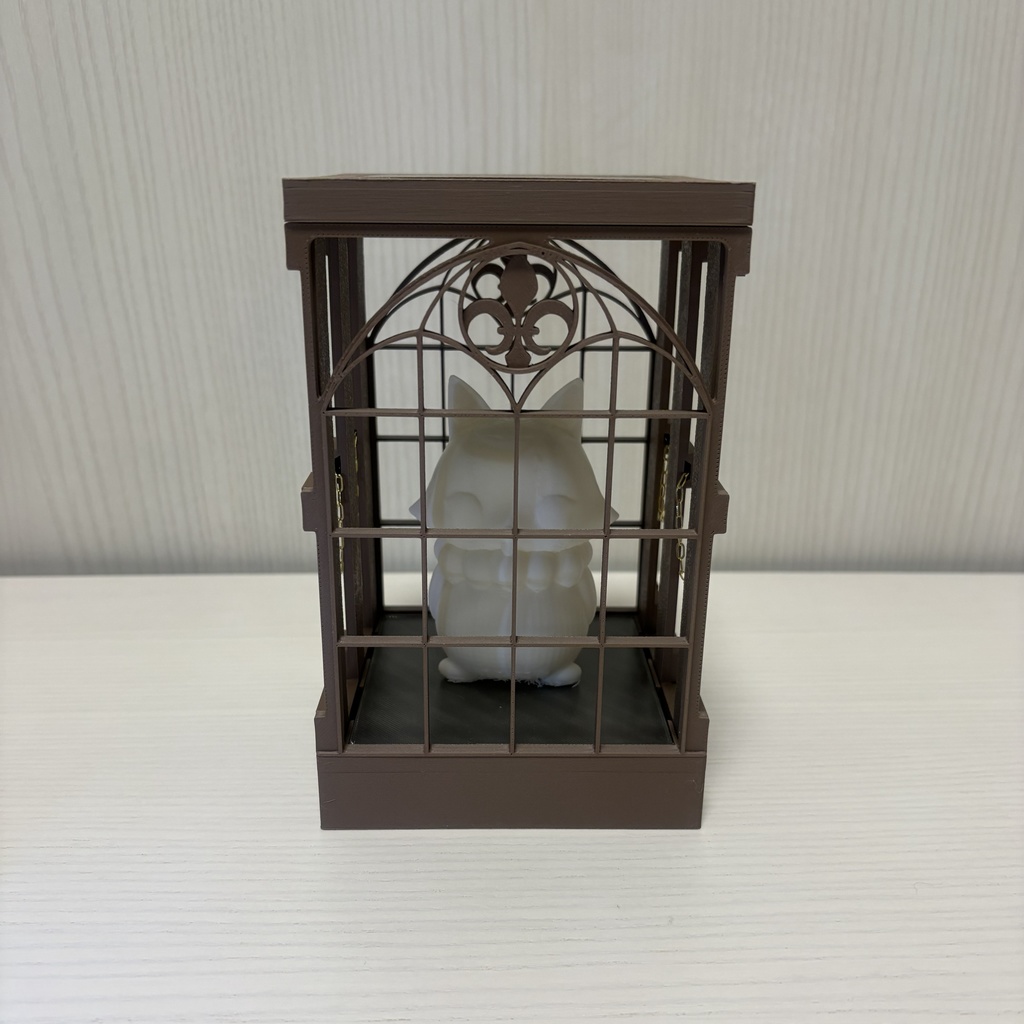 ゴシックディスプレーケース ブラウン