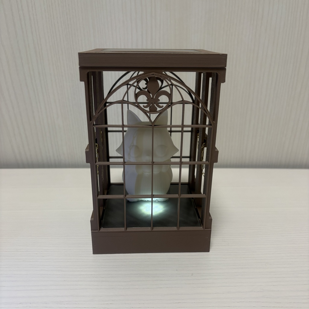 ゴシックディスプレーケース ブラウン