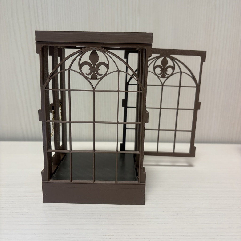 ゴシックディスプレーケース ブラウン