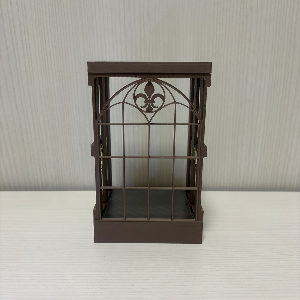 ゴシックディスプレーケース ブラウン