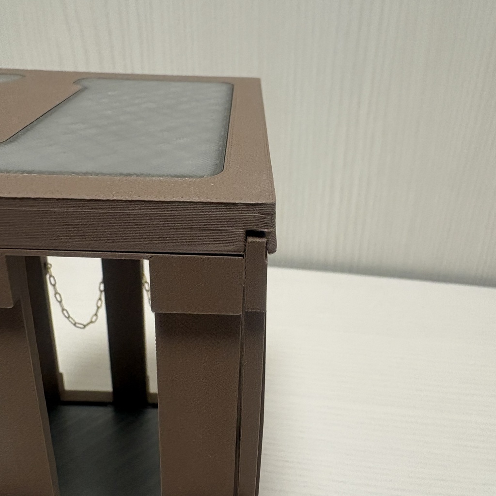 ゴシックディスプレーケース ブラウン