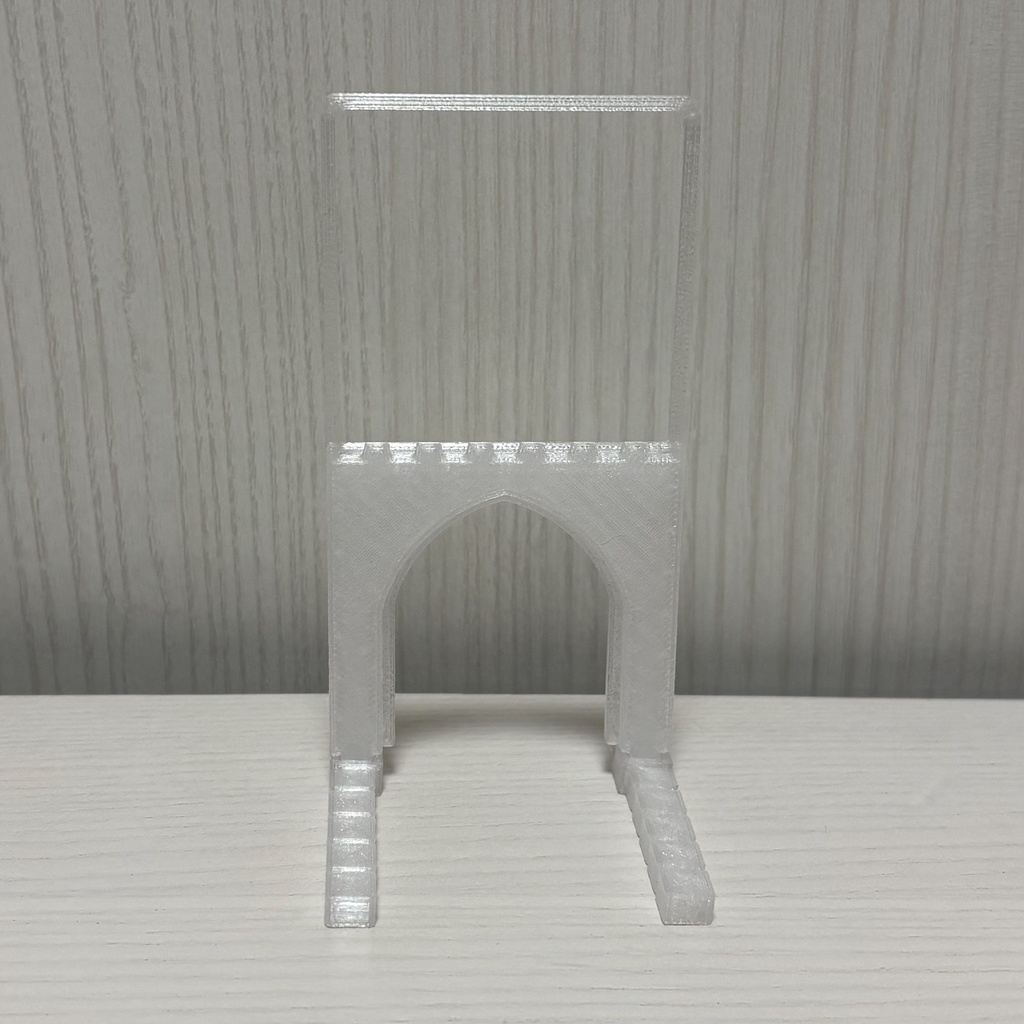 カプセルトイサイズフィギュア用カードスタンド(3個1セット)