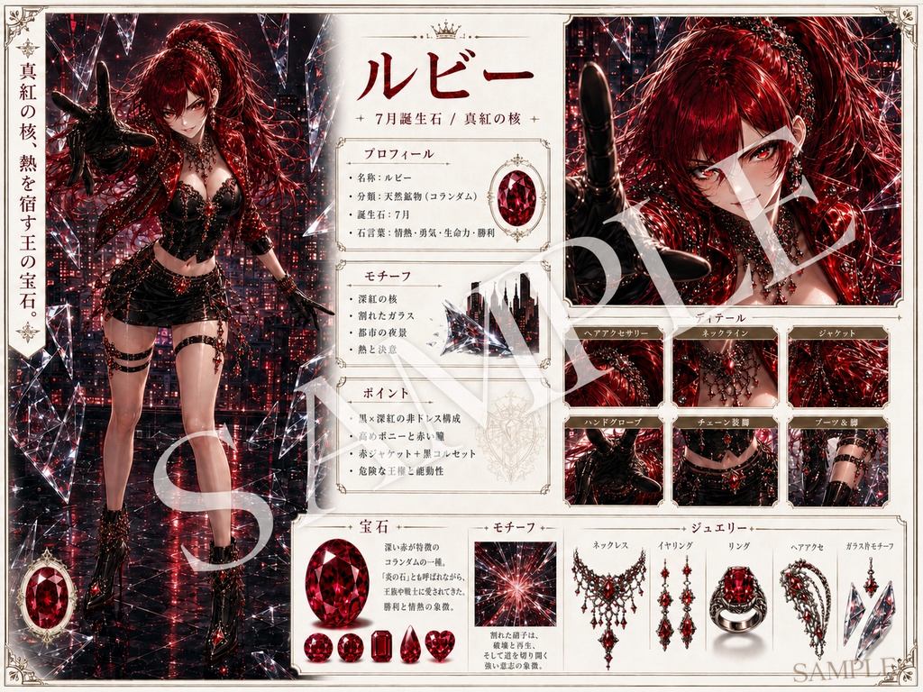PRISM COUTURE Birthstone Collection 5月〜8月