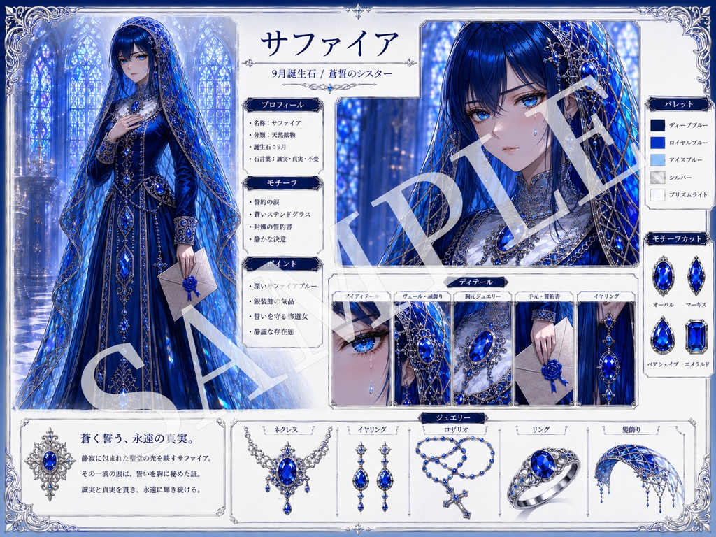 PRISM COUTURE Birthstone Collection 9月〜12月