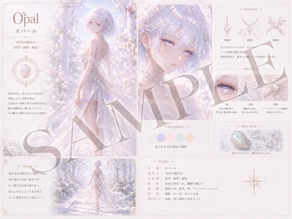 PRISM COUTURE Birthstone Collection 9月〜12月