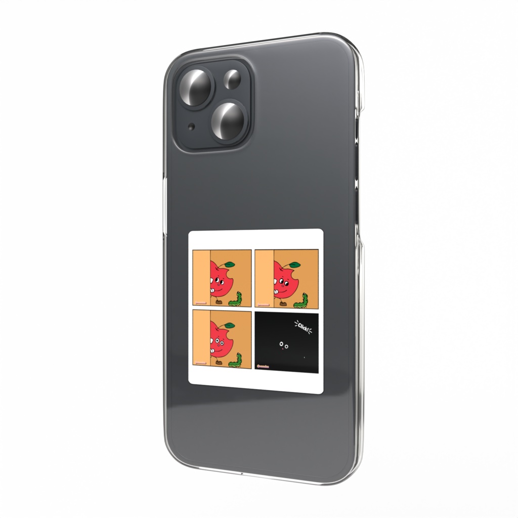 りんごの4コマステッカー