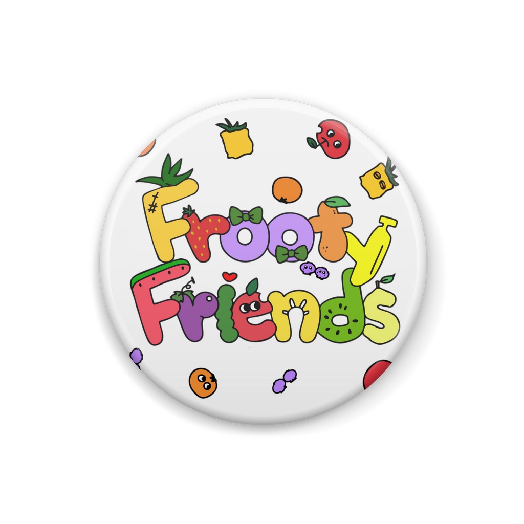 Frootyな缶バッジ
