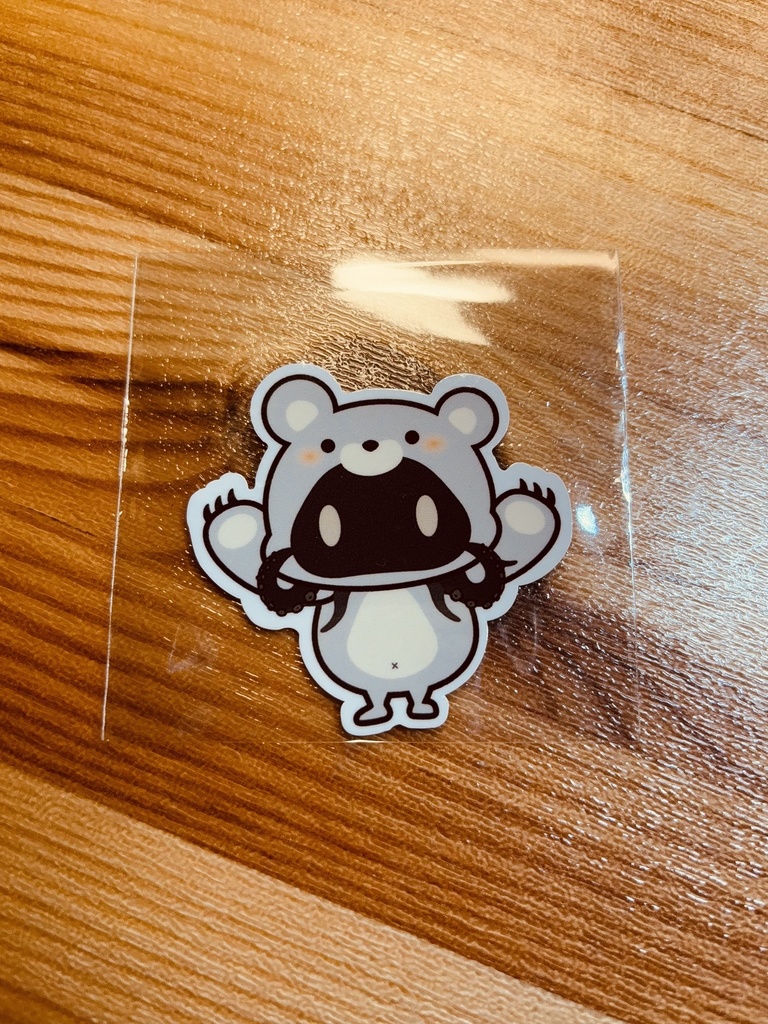 ステッカー　たこくま