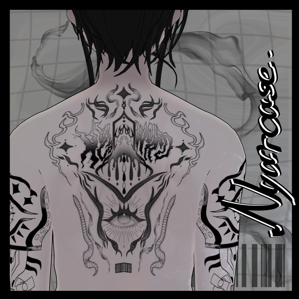 【9アバター対応】SMOKE【TATTOO】