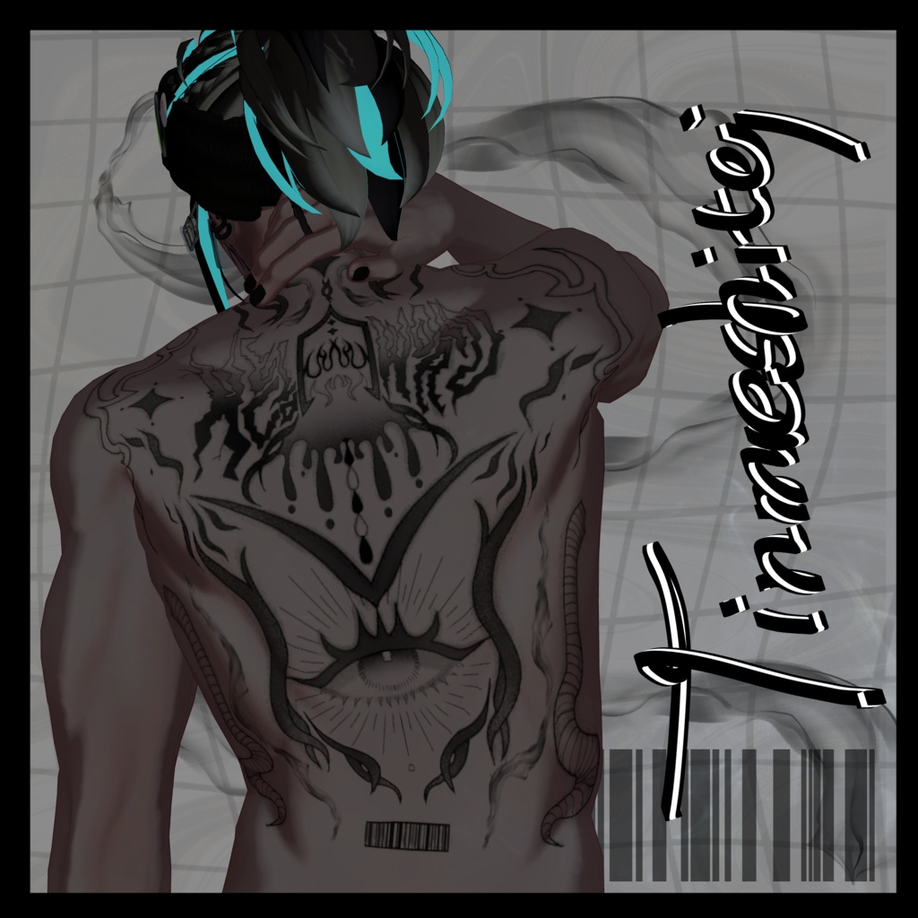 【9アバター対応】SMOKE【TATTOO】