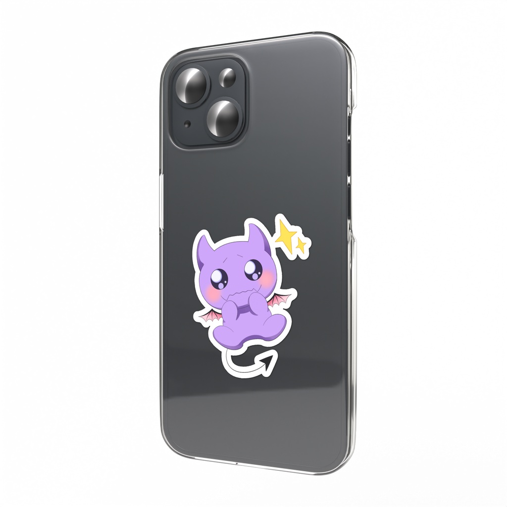 あくまちゃんスマホステッカーA