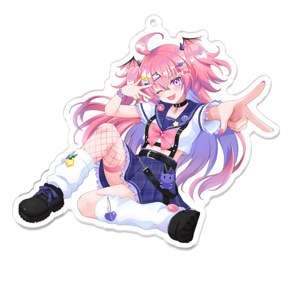 こんぶちゃんアクリルキーホルダー(コーティング)