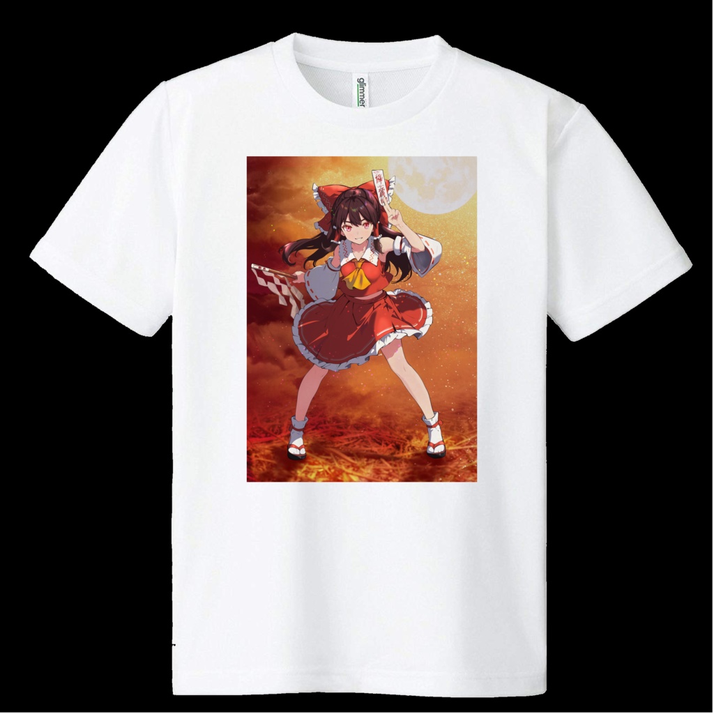 ドライメッシュTシャツ 博麗霊夢1