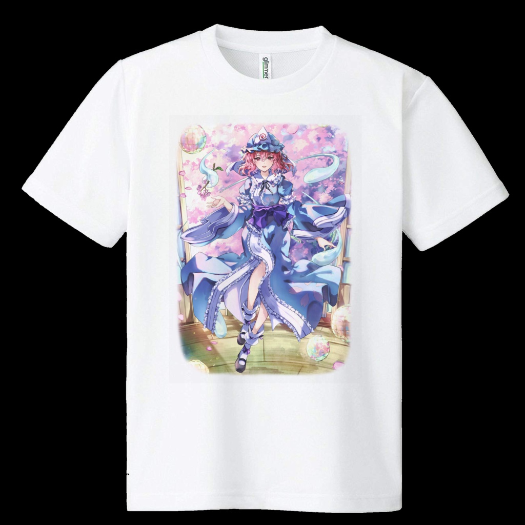 ドライメッシュTシャツ　西行寺幽々子　20250601