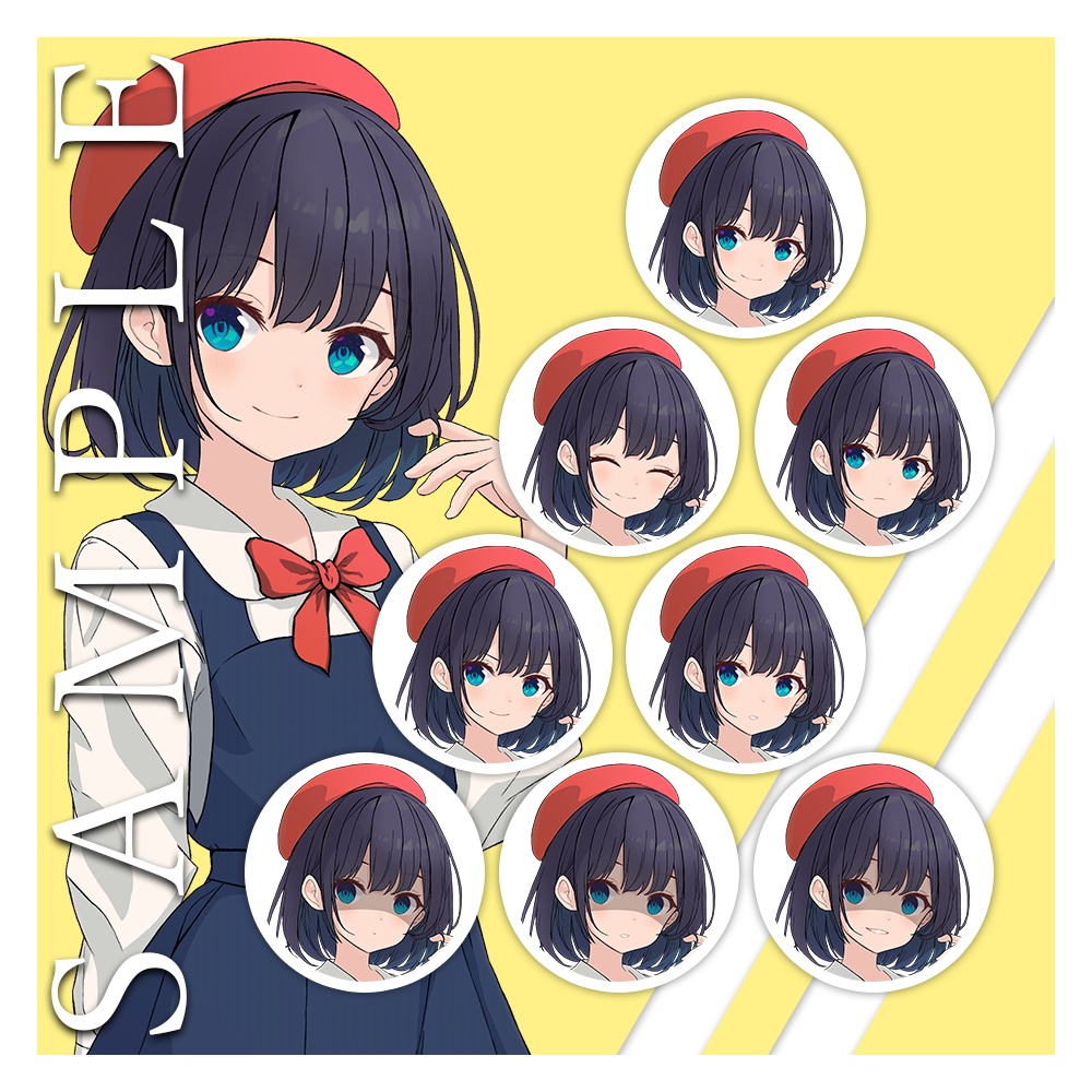 【TRPG】立ち絵素材2_幼めな女の子_差分あり