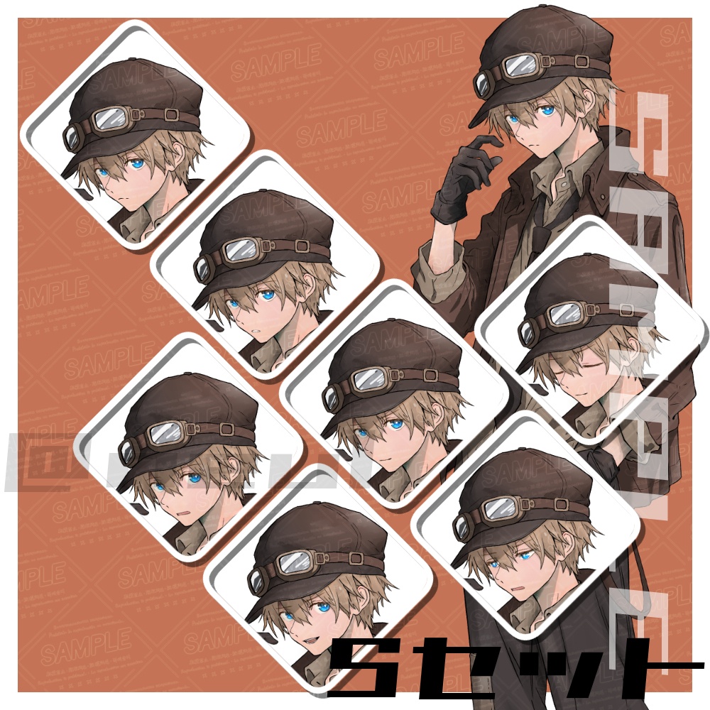 【TRPG】立ち絵素材3_情報屋の少年_差分あり