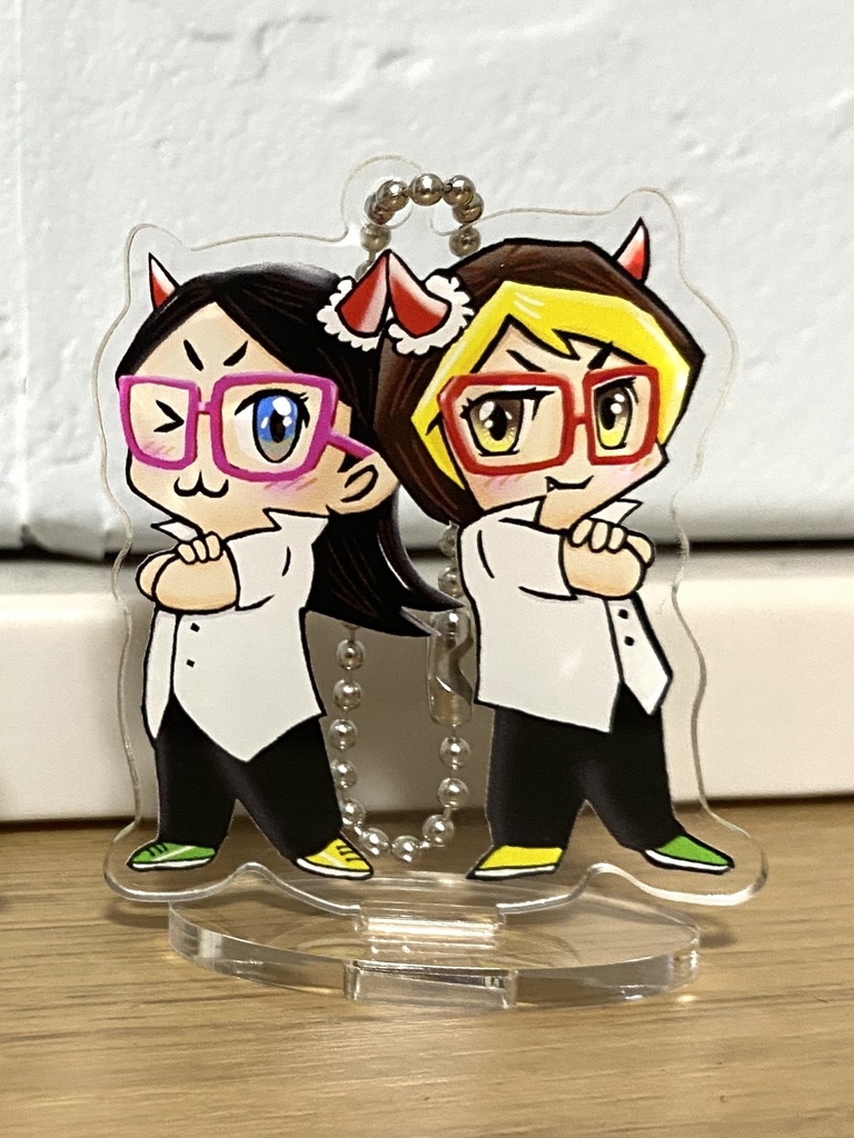 台座付きアクリルキーホルダーA