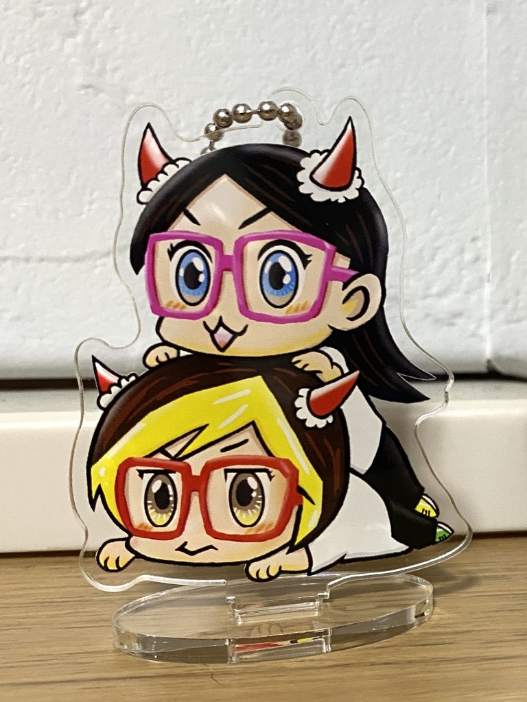 台座付きアクリルキーホルダーB