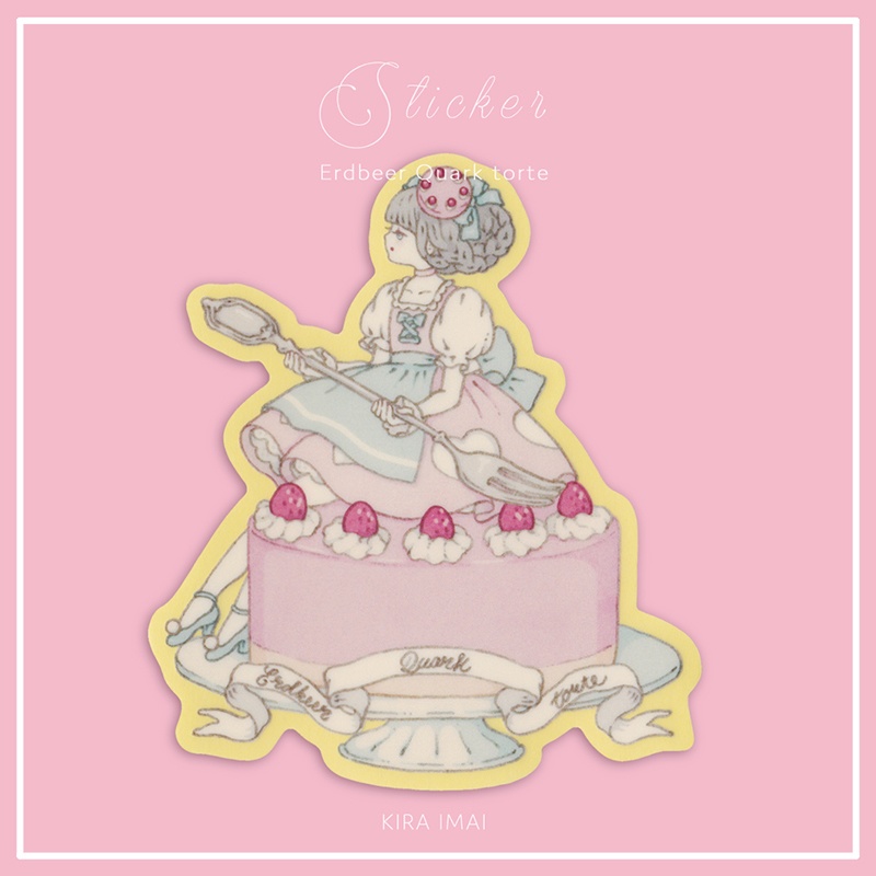 ステッカー［Erdbeer Quark torte﻿］