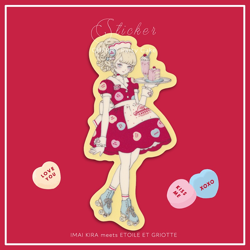 ステッカー［CHERRY PARTY CAKE］