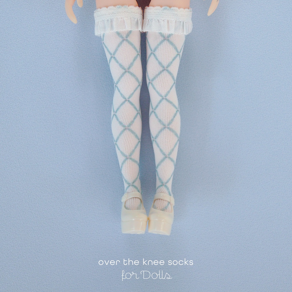 オーバーニーソックス for Dolls［Rosange］mint