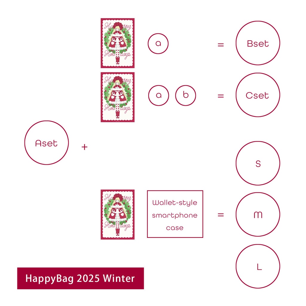 HappyBag 2025 Winter スマホケースMセット