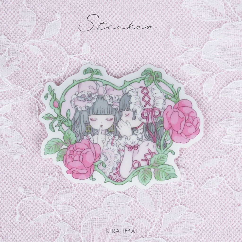 ステッカー［La Roseraie secrète］