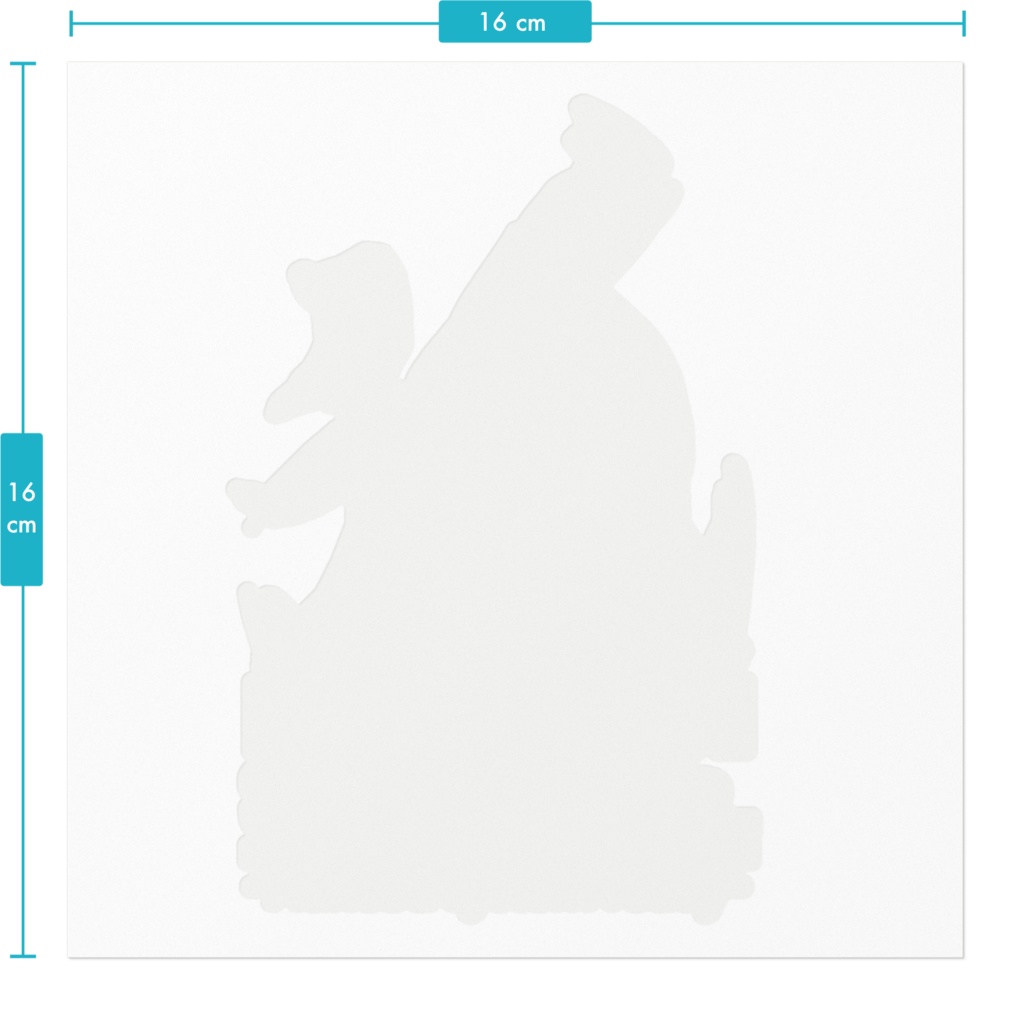 狐ステッカー(黒)