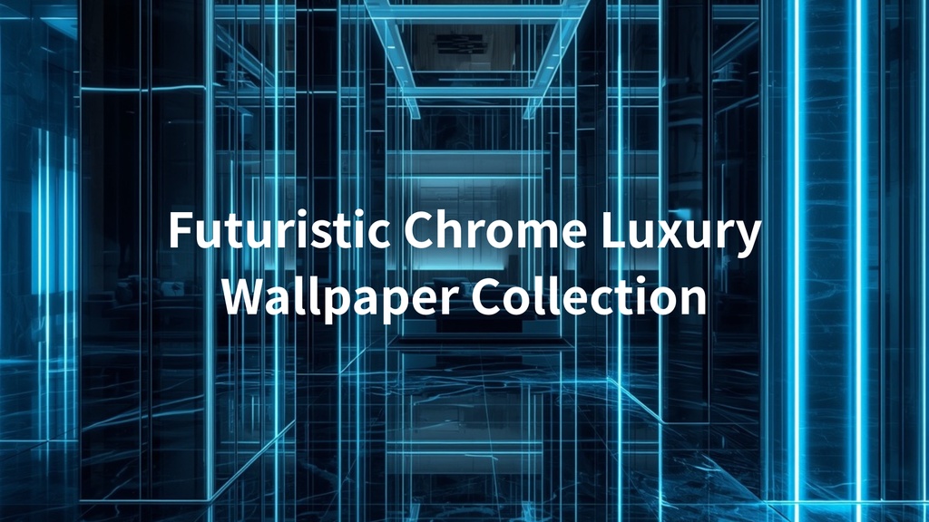 Futuristic Chrome Luxury Wallpaper Collection