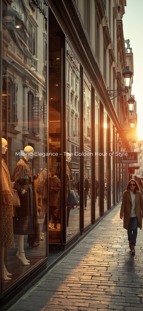 Milano Elegance – The Golden Hour of Style