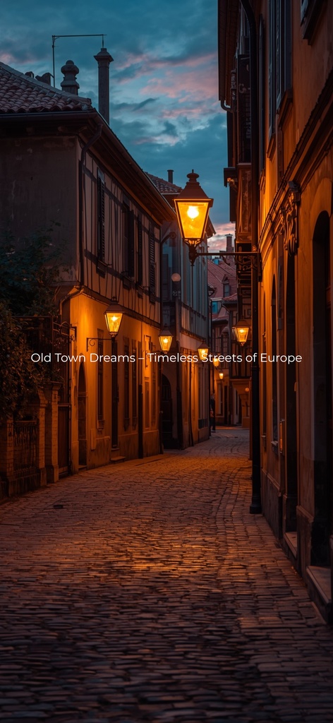 Old Town Dreams – Timeless Streets of Europe