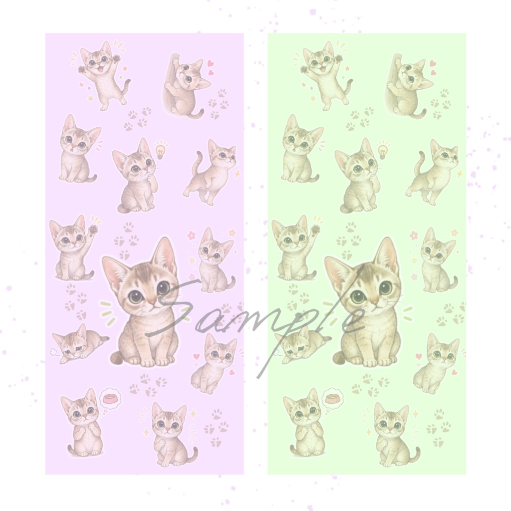 【スマホ壁紙】猫のシンガプーラ