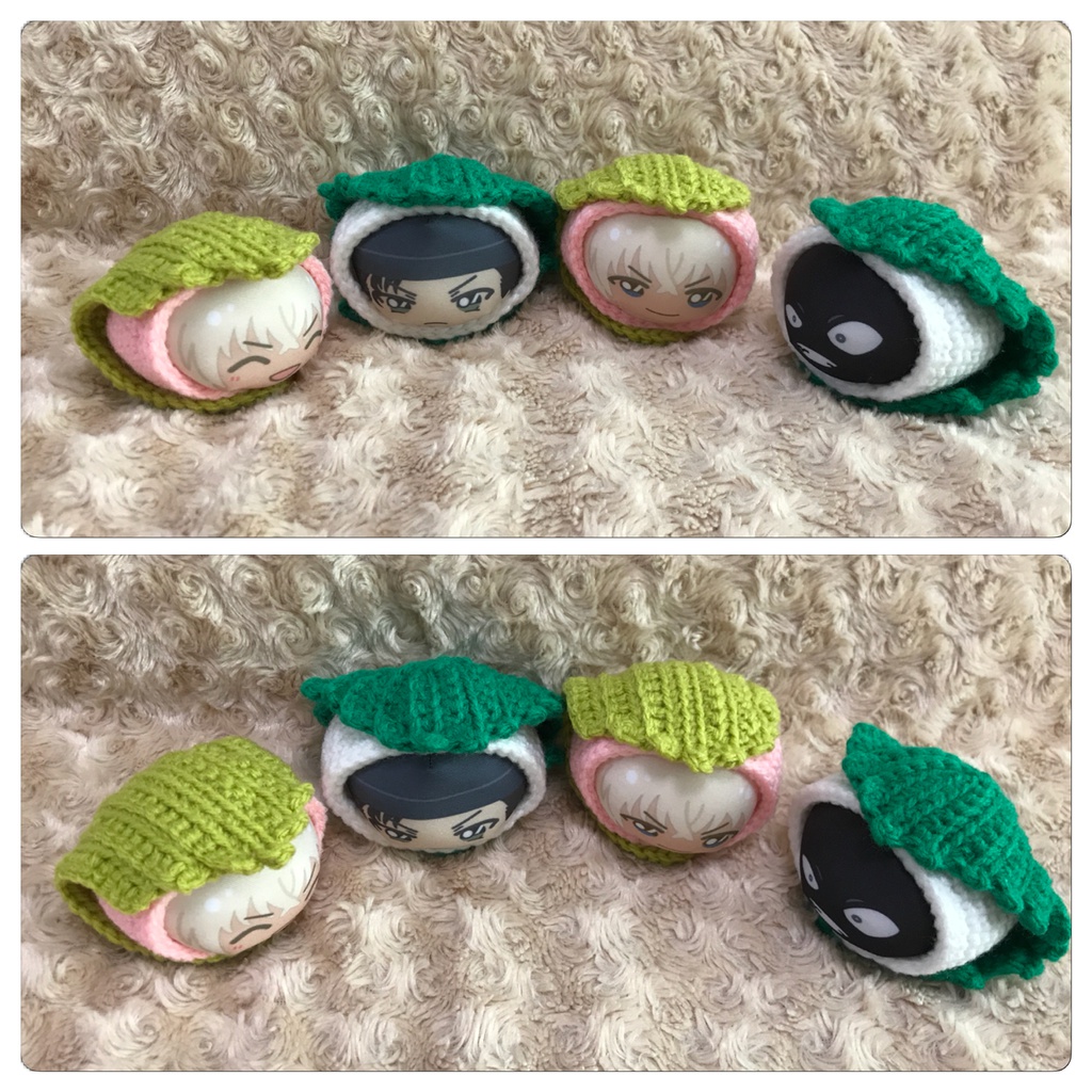 おまんじゅう用 柏もち＆桜もち着ぐるみセット - 卯月堂 - BOOTH