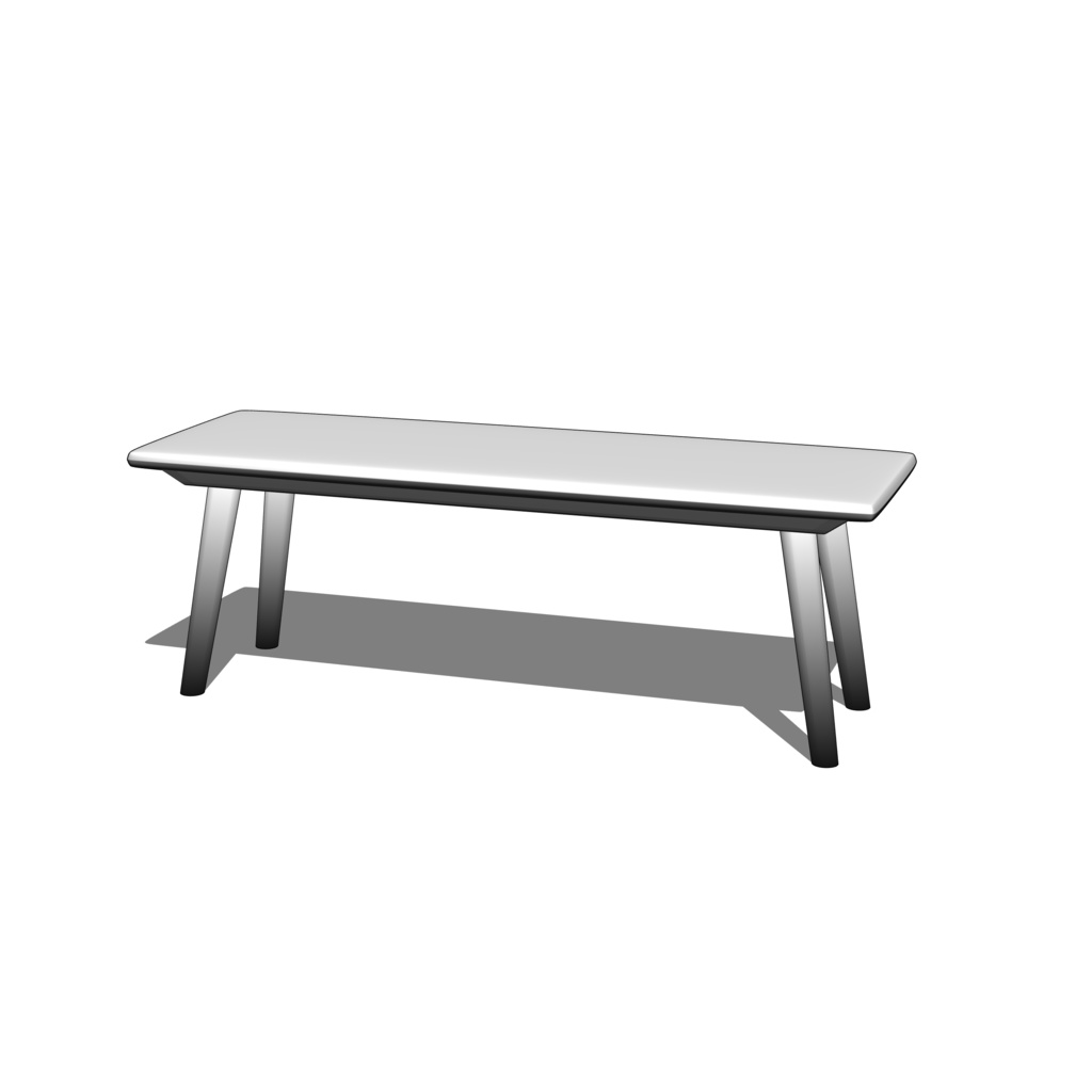 ３Dシンプルローデスク　クリスタ素材