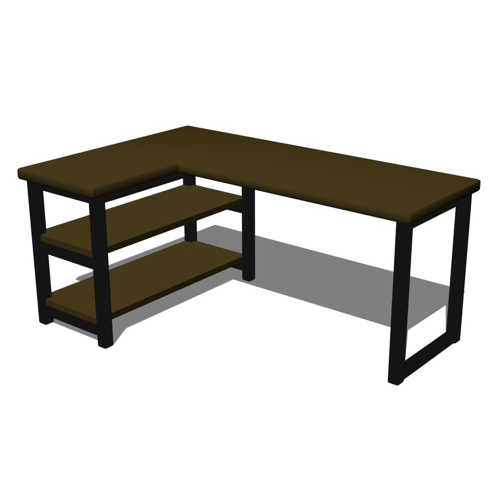 ３D　シンプルなデスク　クリスタ素材