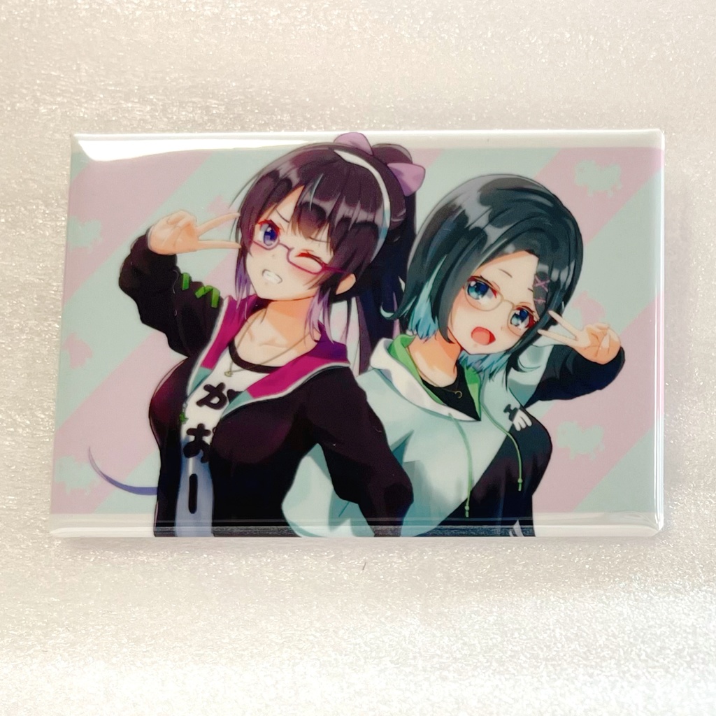 【ちぃりあ2022グッズ】スクエア缶バッジ
