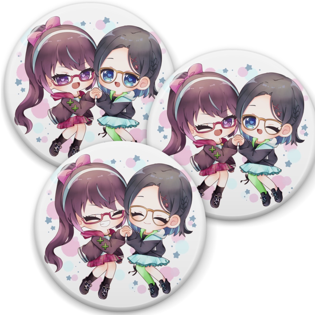 【ちぃりあ2022グッズ】缶バッジ3種