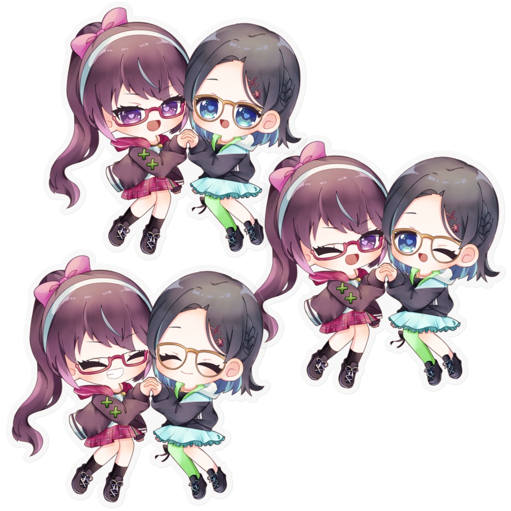 【ちぃりあ2022グッズ】ステッカー３種